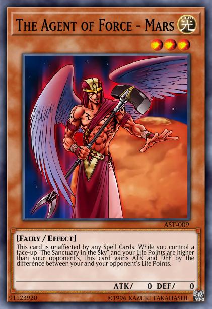 Mars, Agent de la Force