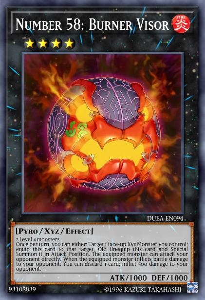 Numéro 58 : Visière de Brûleur