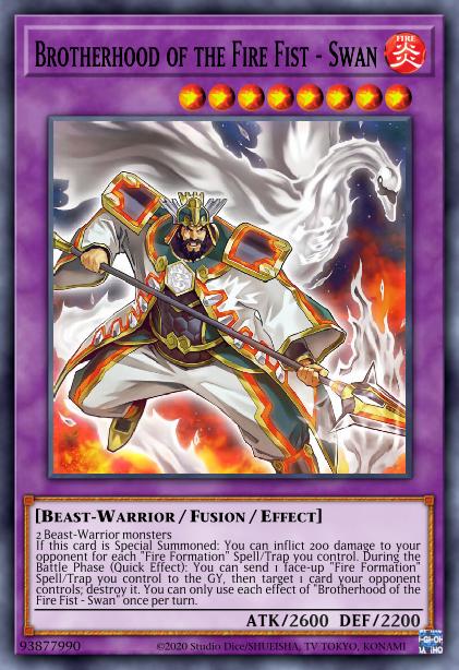 Confrérie du Poing de Feu - Cygne