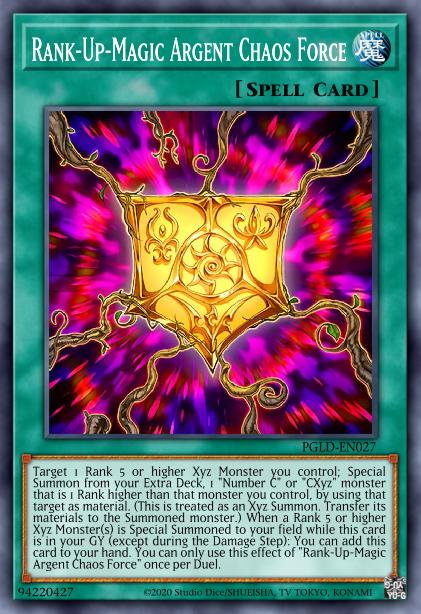 Force Chaos d'Argent Magie-Rang-Plus