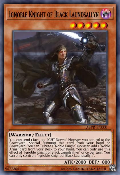 Chevalier Noble Infâme de Laundsallyn Noir