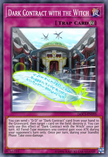 Contrat des Ténèbres avec la Sorcière