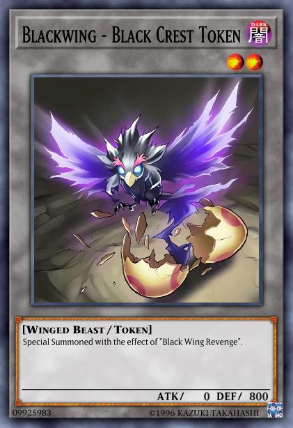 Blackwing - Black Crest Token