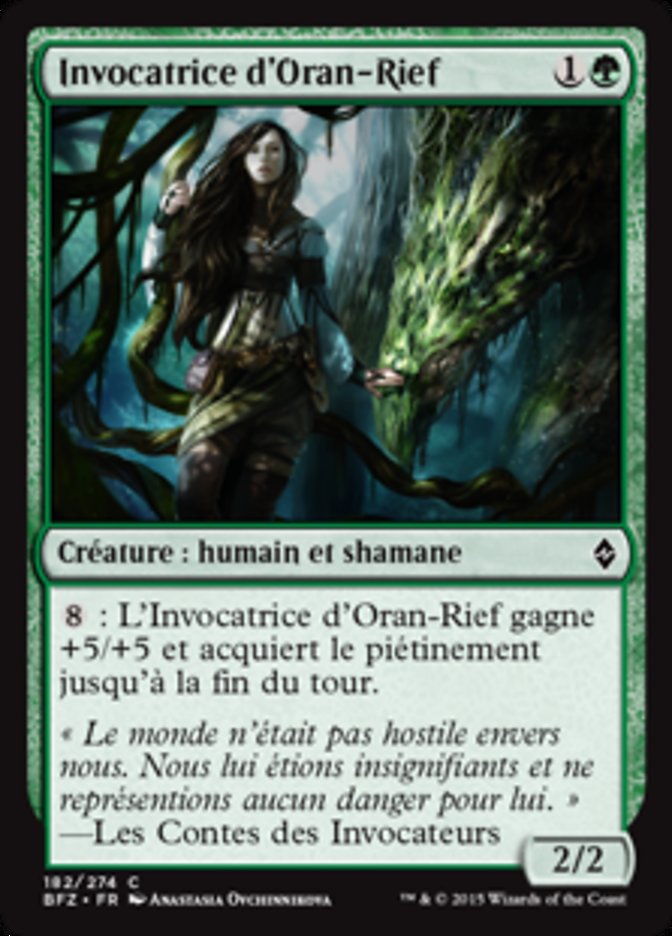 Invocatrice d'Oran-Rief