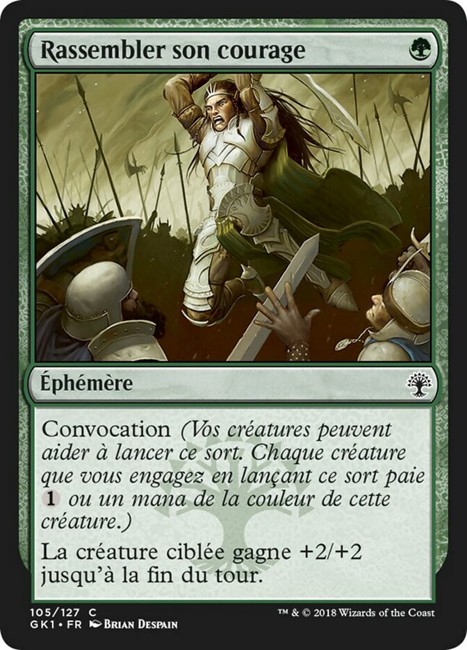 Rassembler son courage