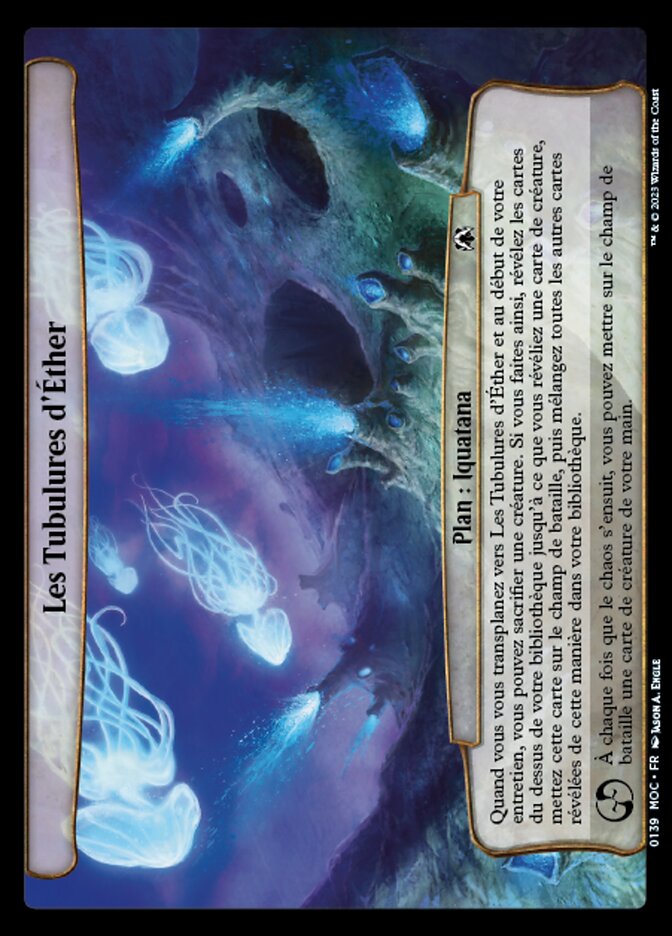 Les Tubulures d'Éther