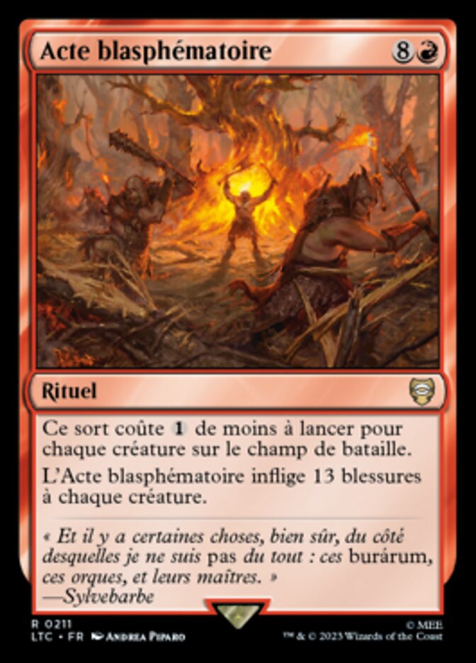 Acte blasphématoire