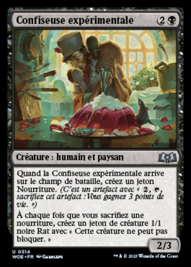 Confiseuse expérimentale
