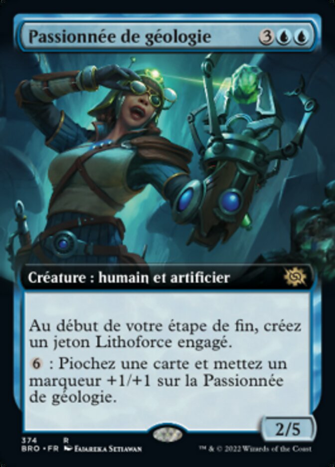 Passionnée de géologie