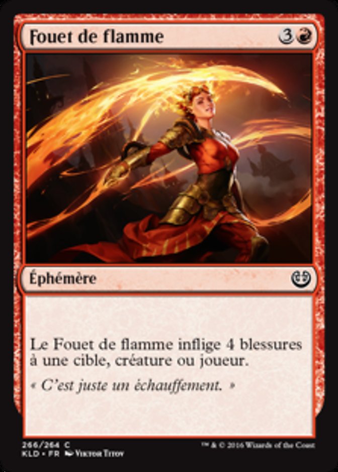 Fouet de flamme