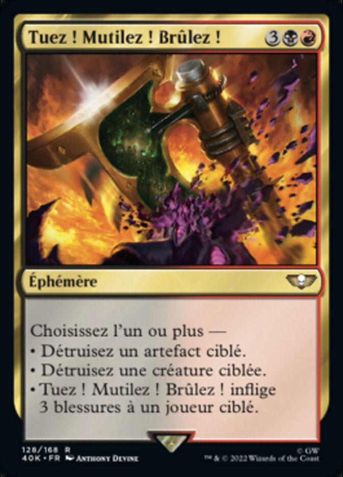 Tuez ! Mutilez ! Brûlez !