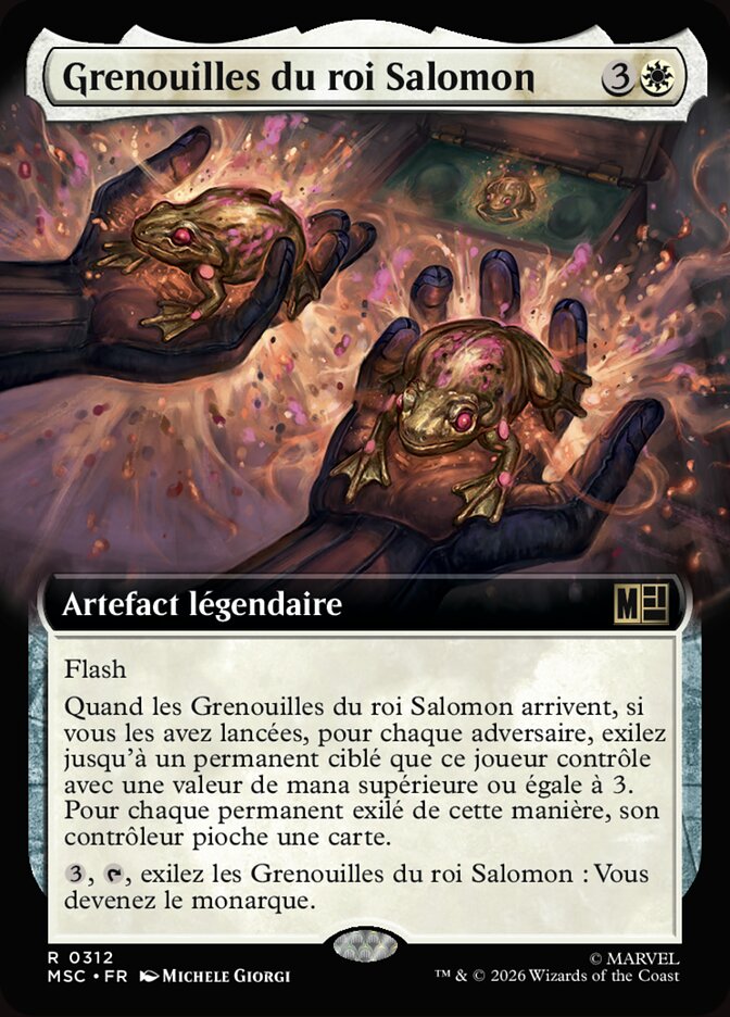 Grenouilles du roi Salomon