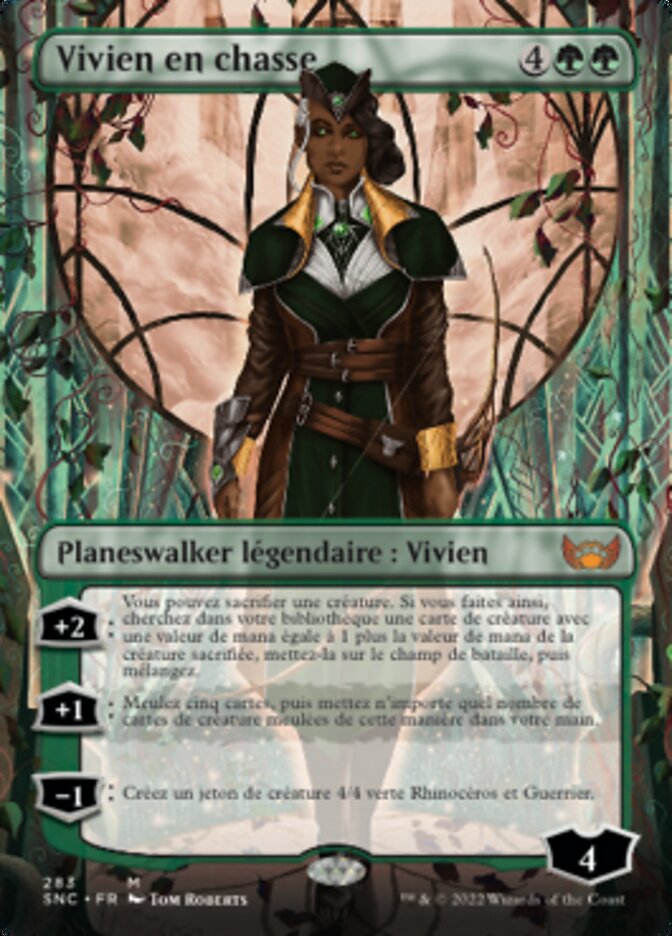 Vivien en chasse