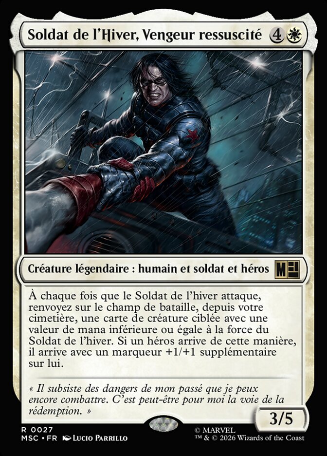 Soldat de l'Hiver, Vengeur ressuscité