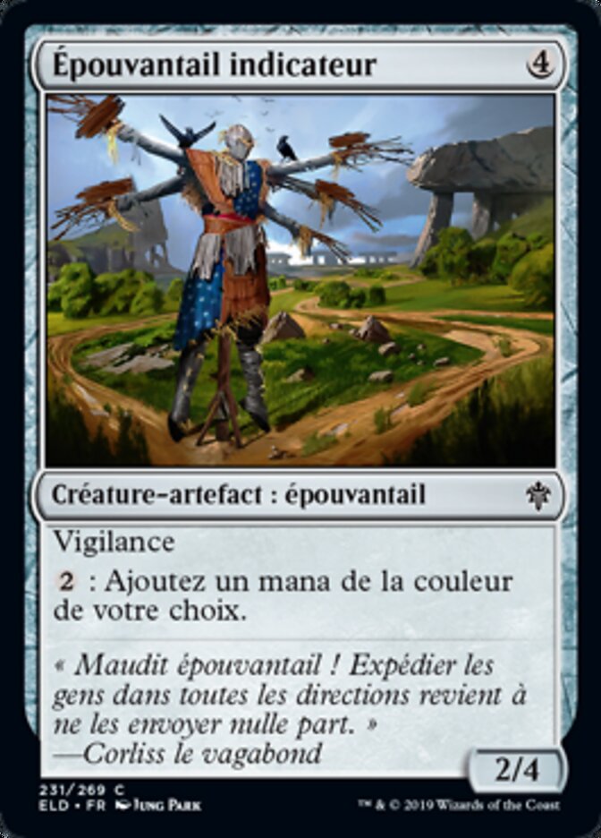 Épouvantail indicateur