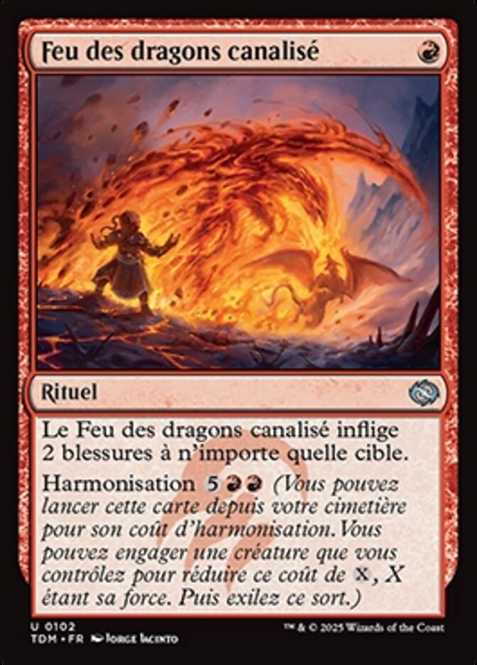 Feu des dragons canalisé