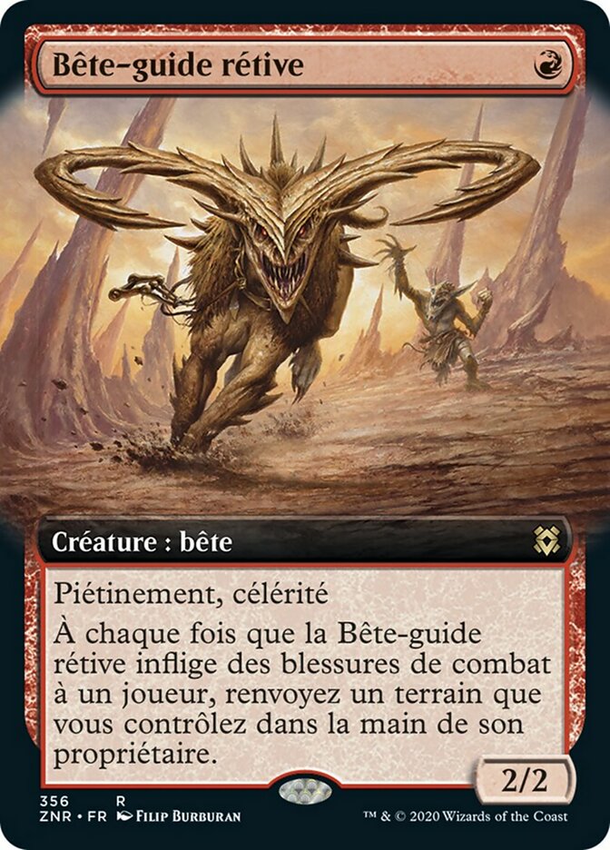Bête-guide rétive