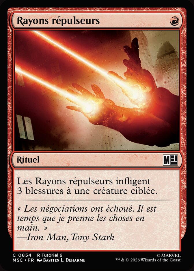Rayons répulseurs
