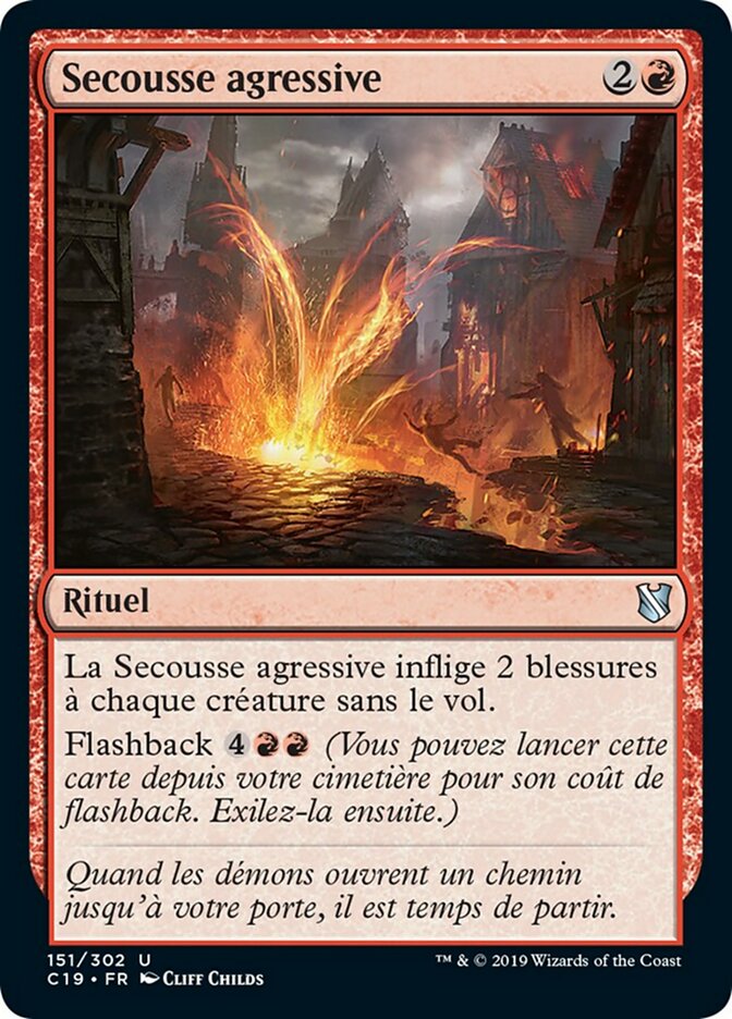 Secousse agressive