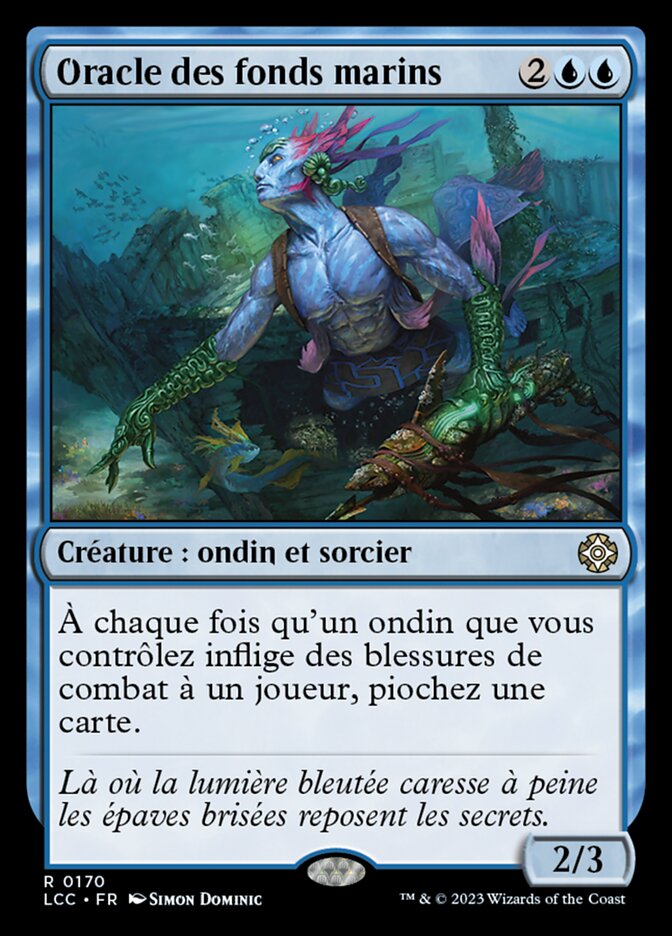 Oracle des fonds marins