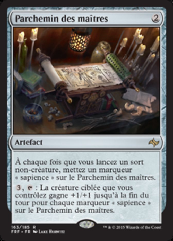 Parchemin des maîtres