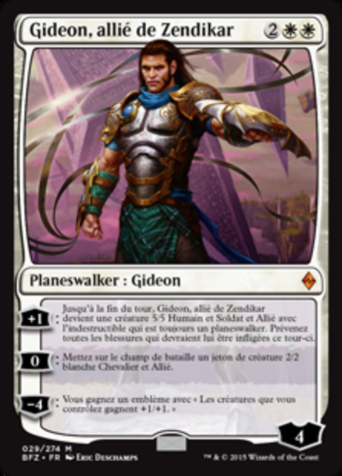 Gideon, allié de Zendikar