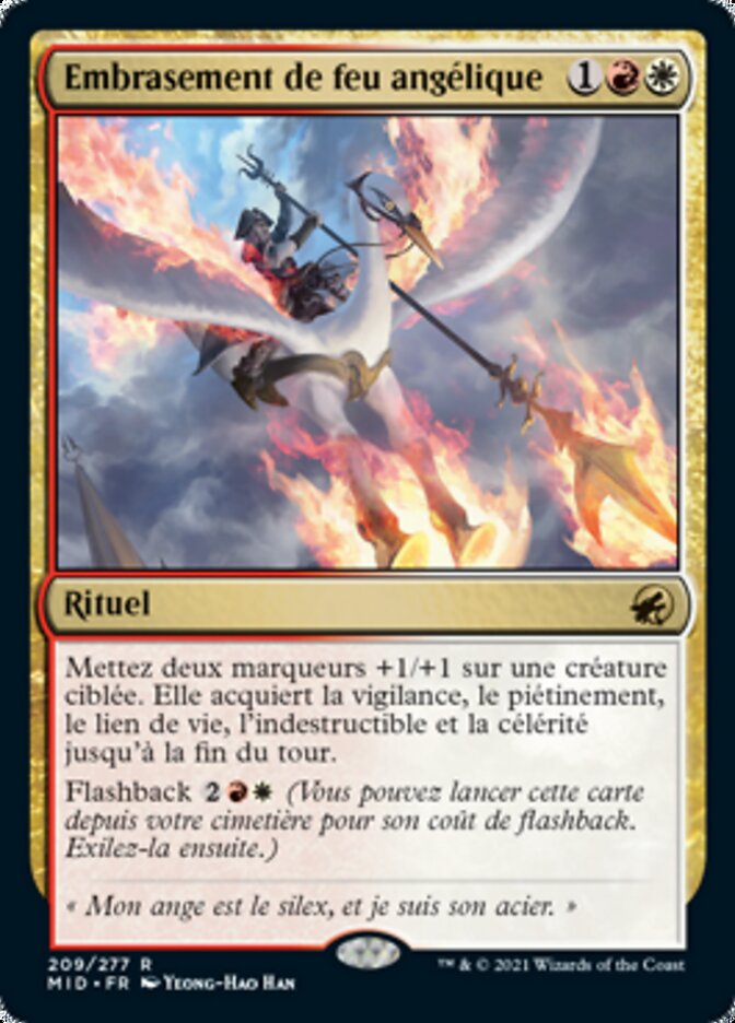 Embrasement de feu angélique
