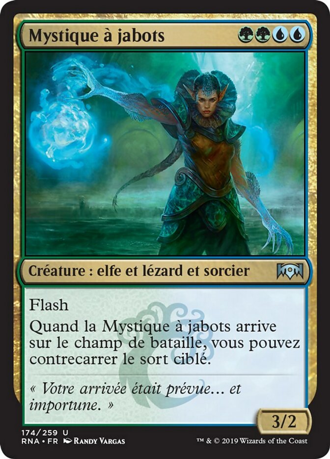 Mystique à jabots