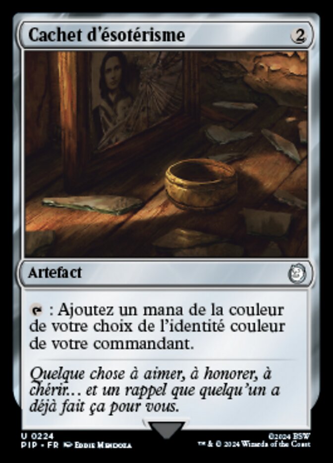 Cachet d'ésotérisme