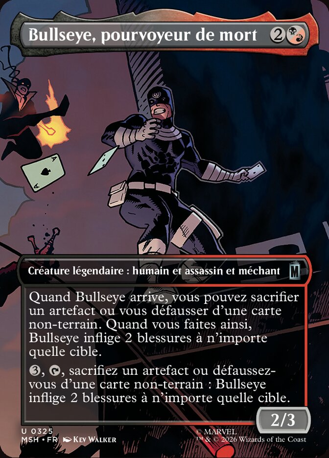 Bullseye, pourvoyeur de mort