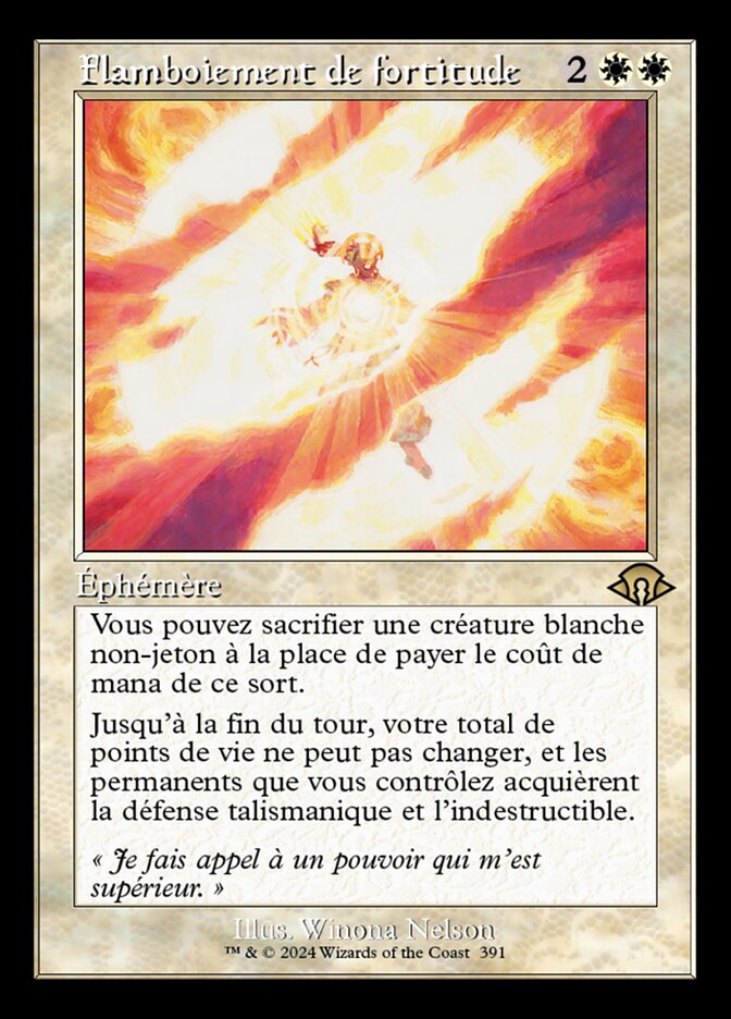 Flamboiement de fortitude