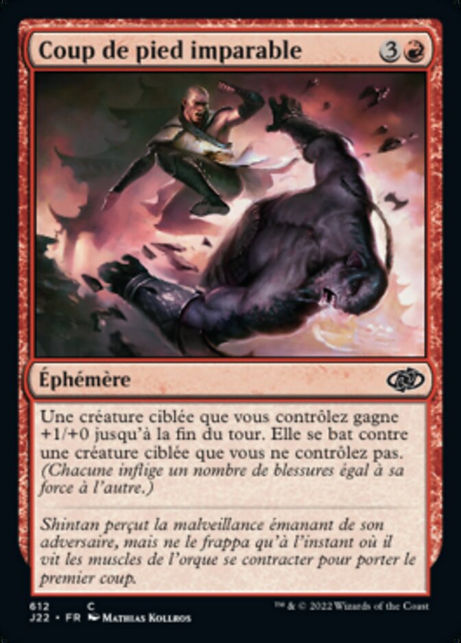 Coup de pied imparable