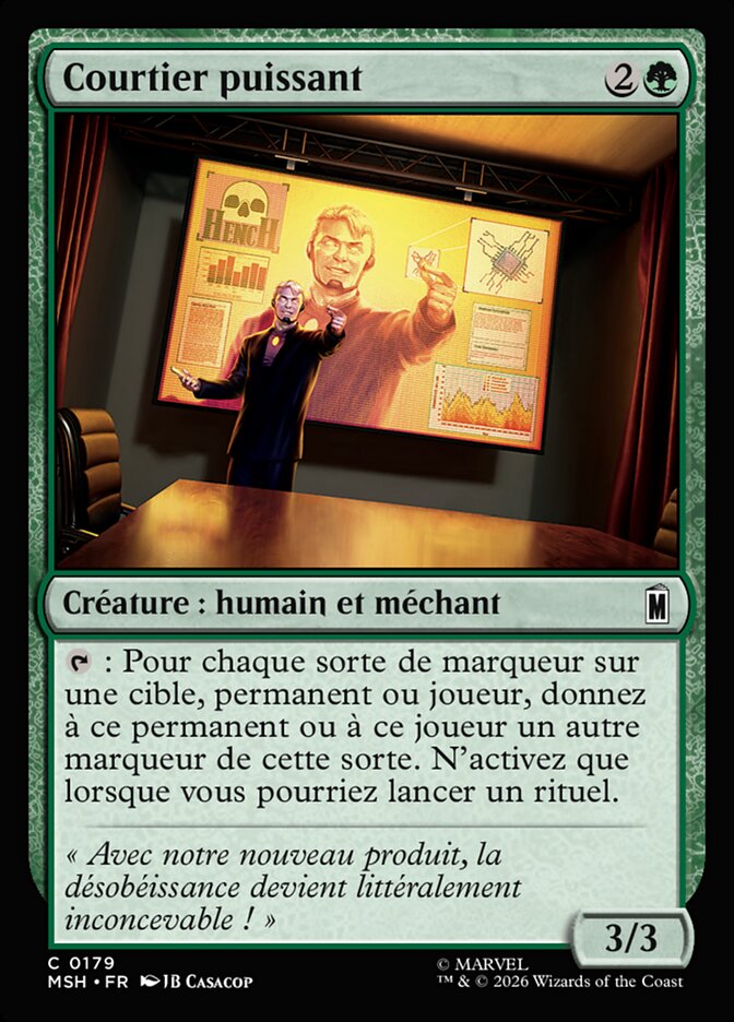 Courtier puissant