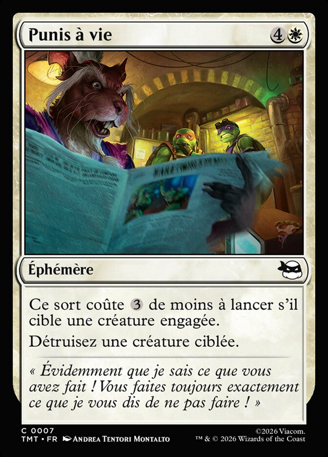 Punis à vie
