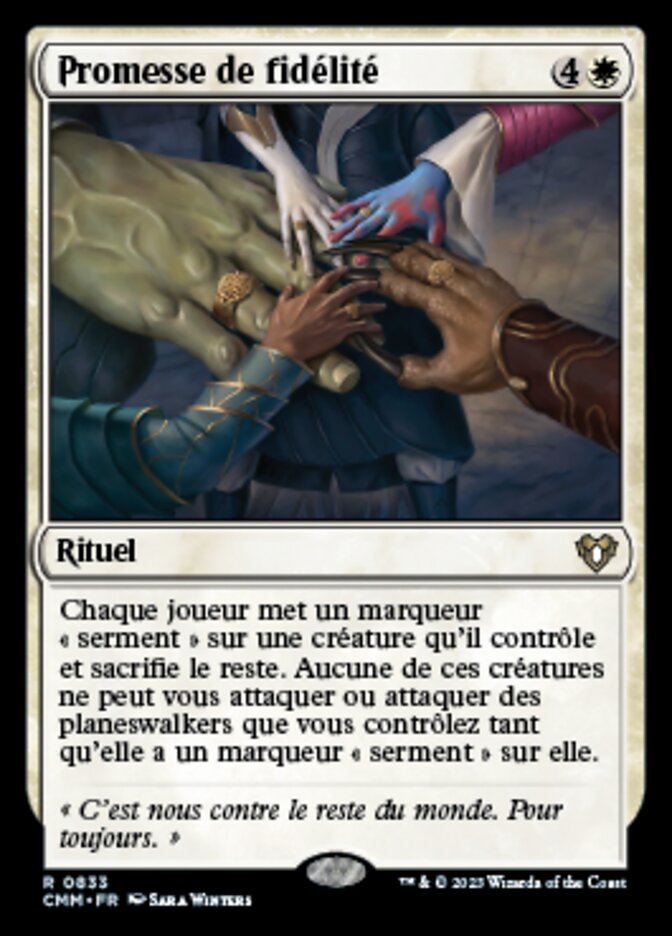 Promesse de fidélité