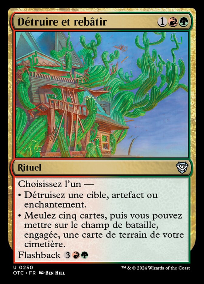 Détruire et rebâtir