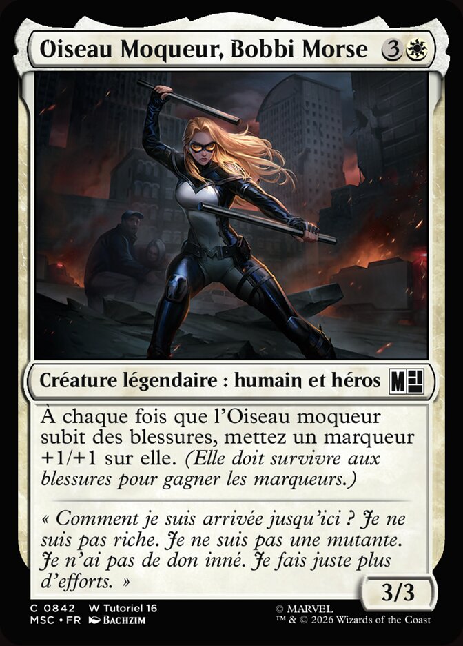 Oiseau Moqueur, Bobbi Morse