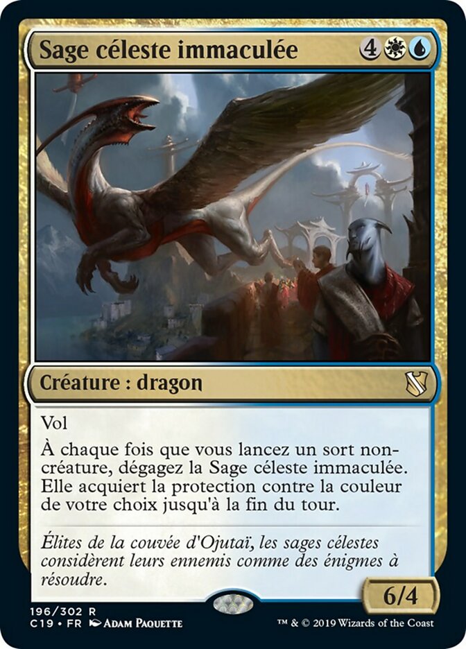 Sage céleste immaculée