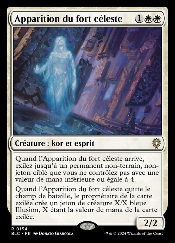 Apparition du fort céleste