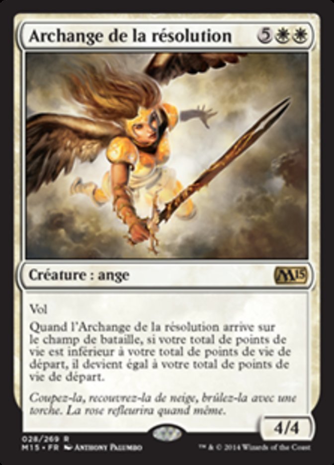 Archange de la résolution