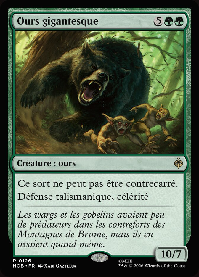 Ours gigantesque