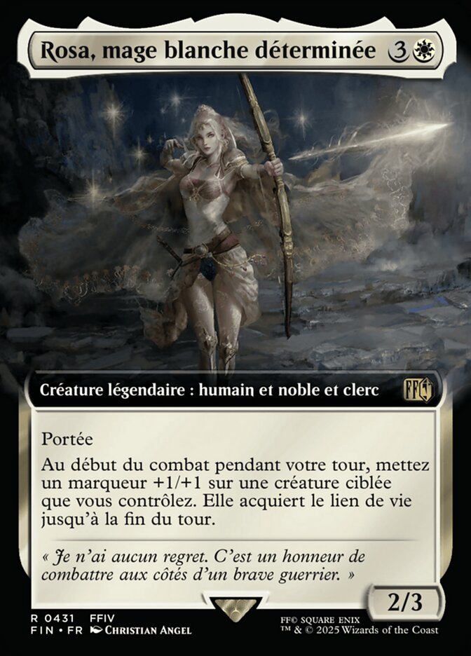 Rosa, mage blanche déterminée