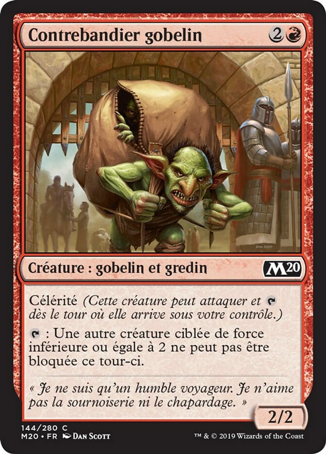 Contrebandier gobelin