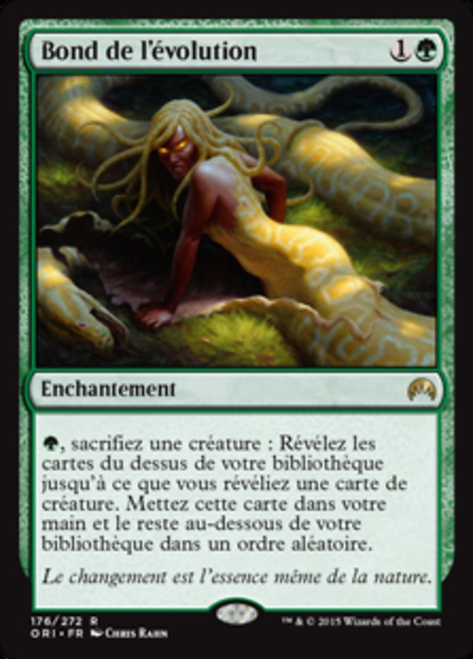 Bond de l'évolution