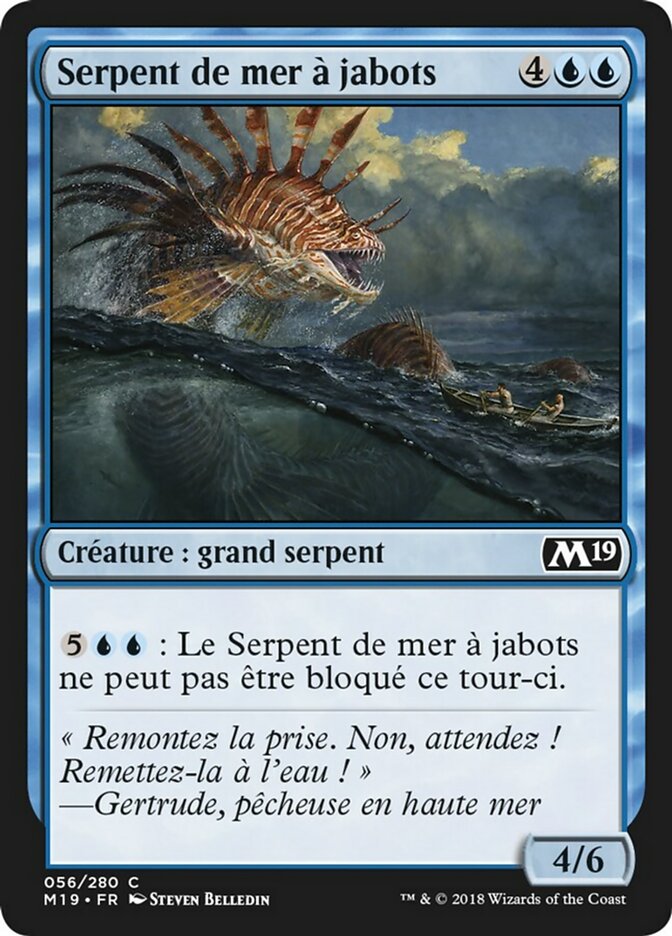 Serpent de mer à jabots