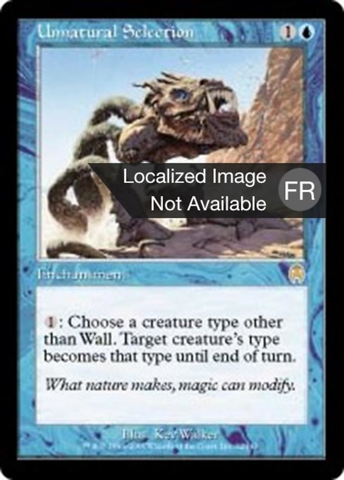 Sélection non-naturelle