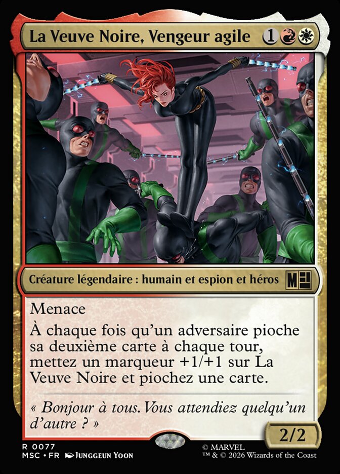 La Veuve Noire, Vengeur agile