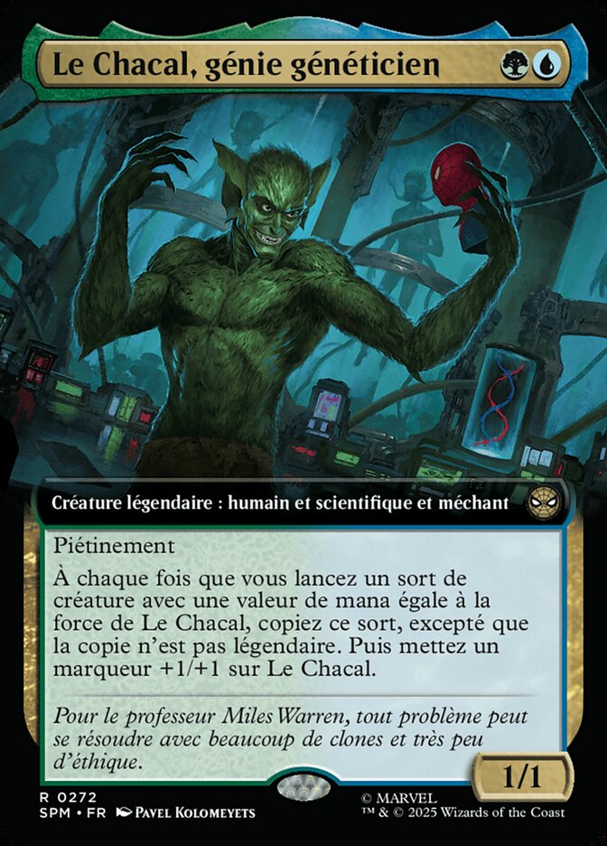 Le Chacal, génie généticien