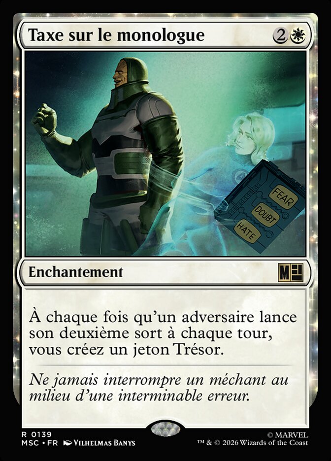 Taxe sur le monologue