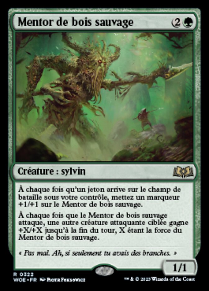 Mentor de bois sauvage